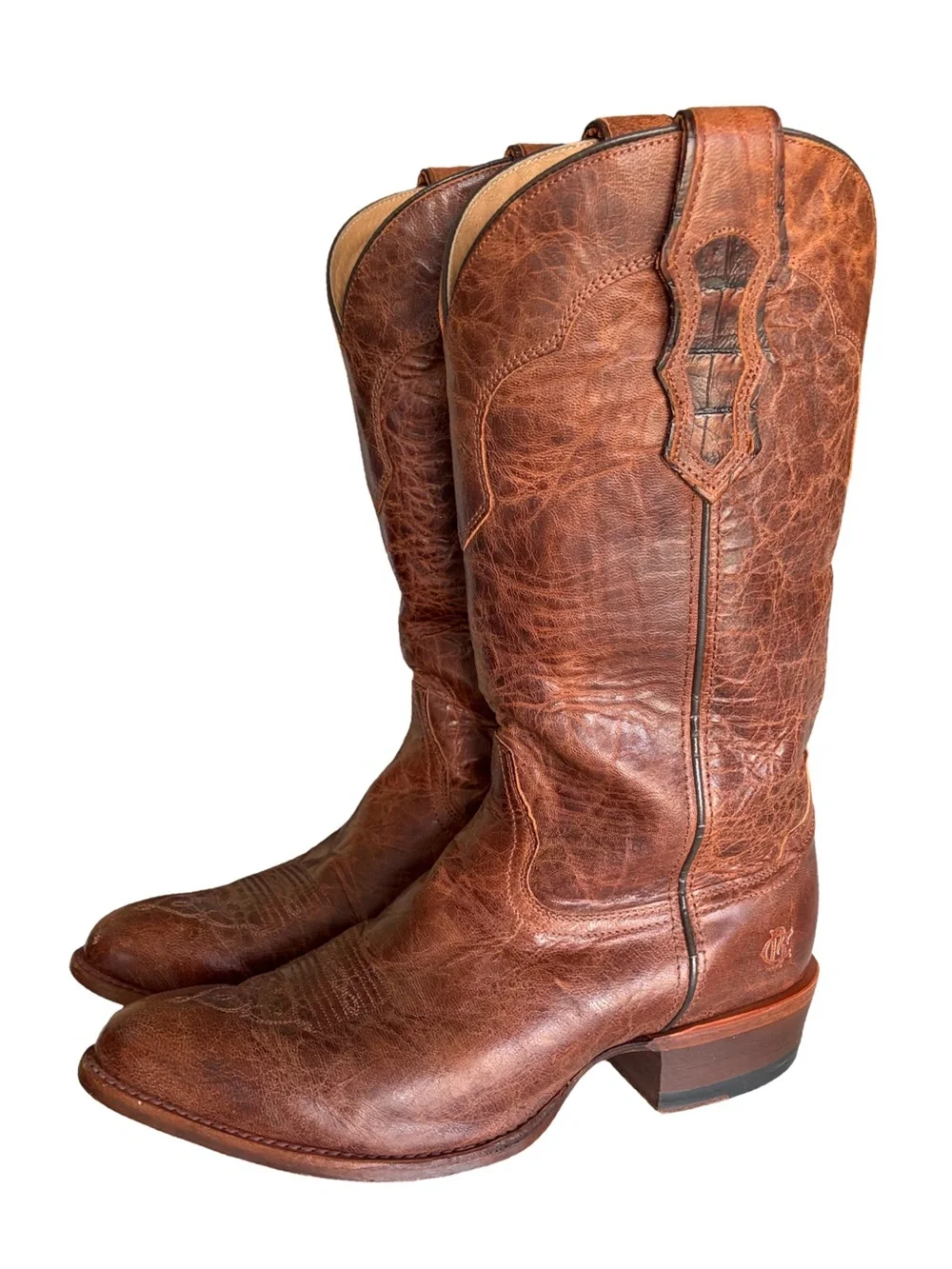 Double H Cattle Baron DH5441 Western Cowboy Boots Brown Leather Men’s Size 9 EE